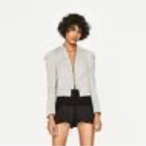 Zara Short Striped Women’s Jacket - Picture 8 of 8